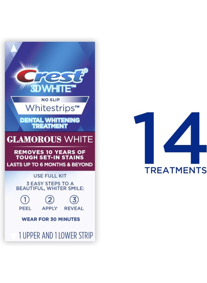 Crest - 3D White Glamorous Dental Whitening Kit 28 Strips 50grams - Image 1