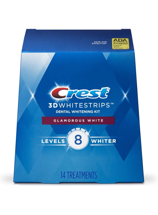 Crest - 3D White Glamorous Dental Whitening Kit 28 Strips 50grams - Image 1