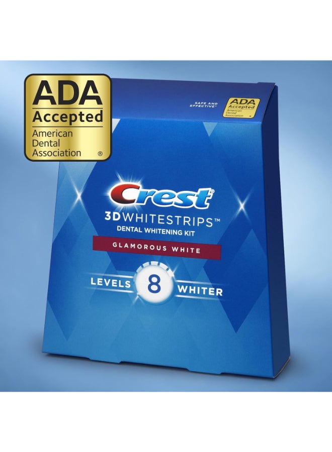 Crest - 3D White Glamorous Dental Whitening Kit 28 Strips 50grams - Image 1