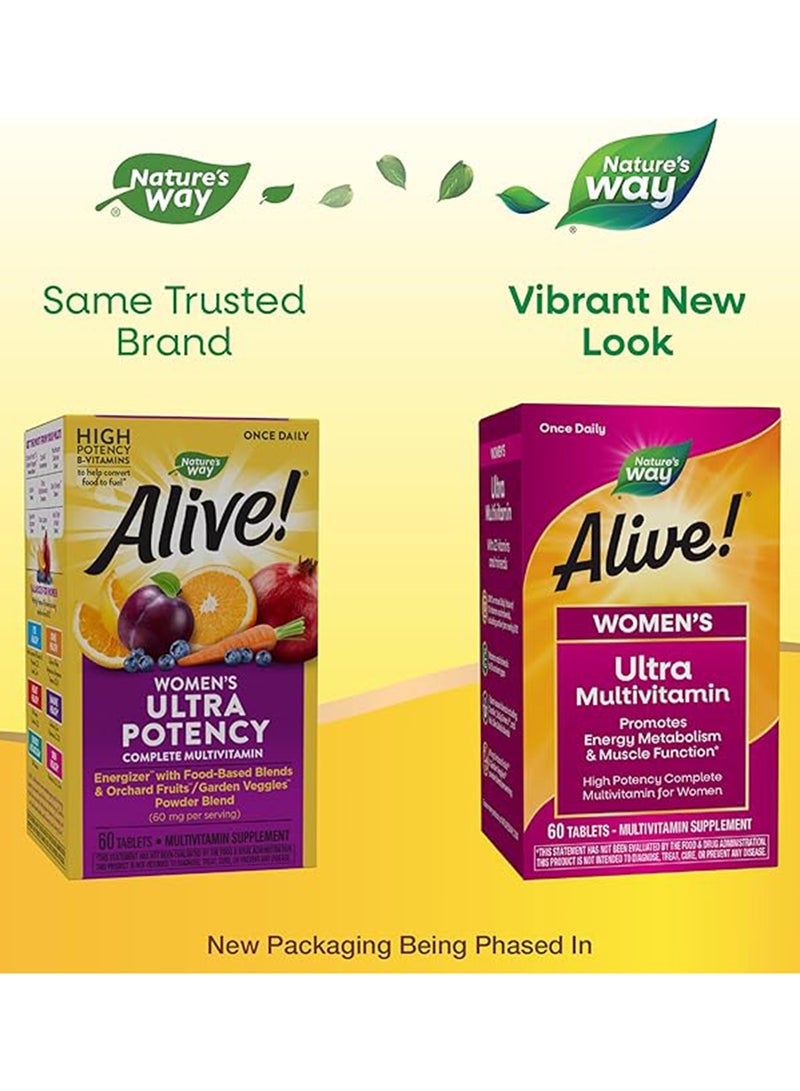 Nature's Way Once Daily Womens Ultra Multivitamin  60 Tablets - Image 2