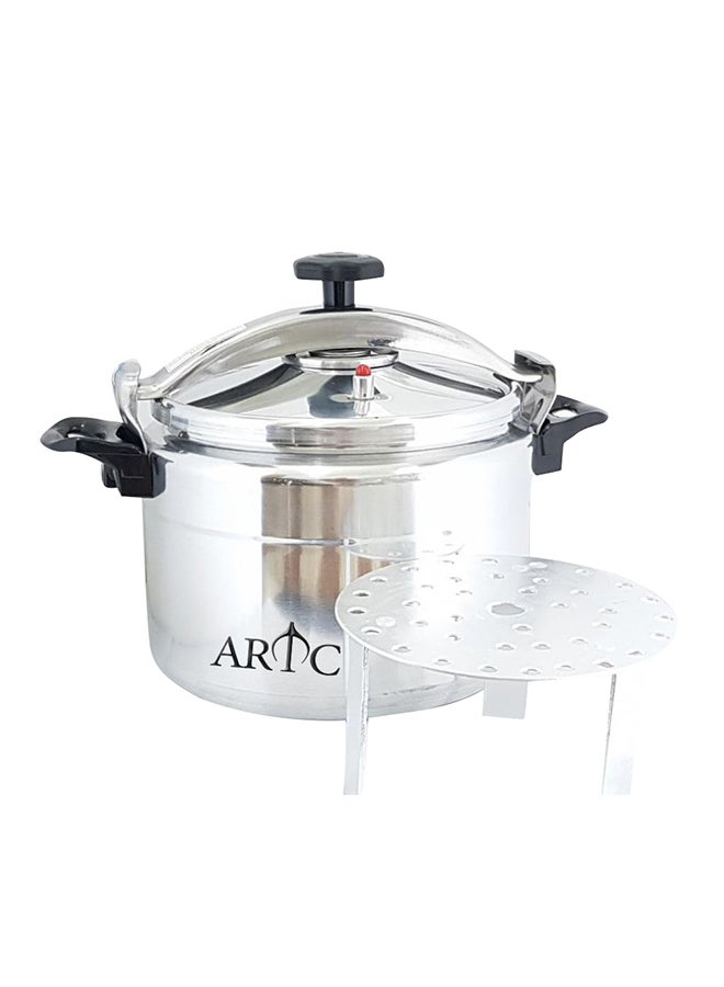 ARTC Aluminium Pressure Cooker With Special Rack Silver 20Liters - Image 1