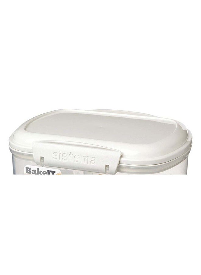 sistema - Food Storage Container With Split Compartments White - Image 1