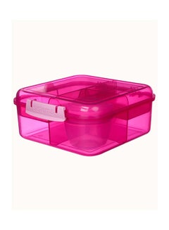 sistema Sistema Bento Cube Lunch Box 1.25L Pink : Meal Container - Leak-proof - Portable - BPA-free Multicolour  - Image 2