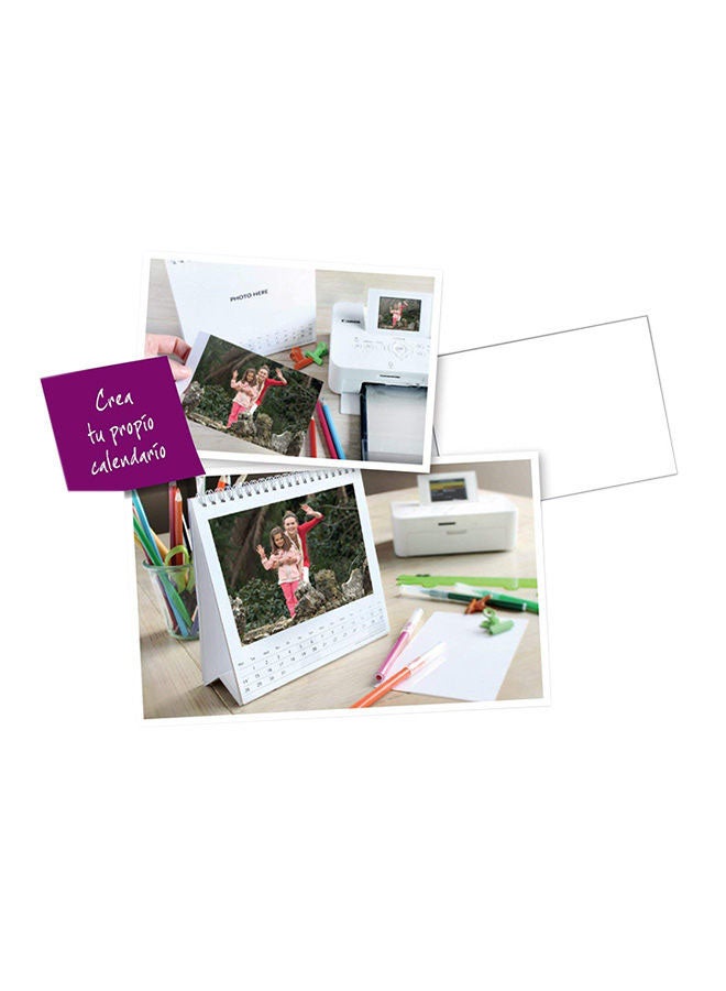 كانون مجموعة ورق مقاس A6 وحبر ملون لطابعة سيلفي KP-108IN A6 - Image 3