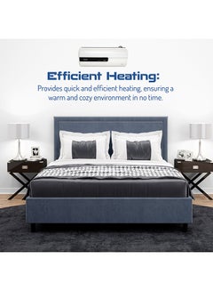NIKAI Wall Mouted Heater With Remote Control|50/60Hz| 2000 W NWFH2120A White  - Image 4