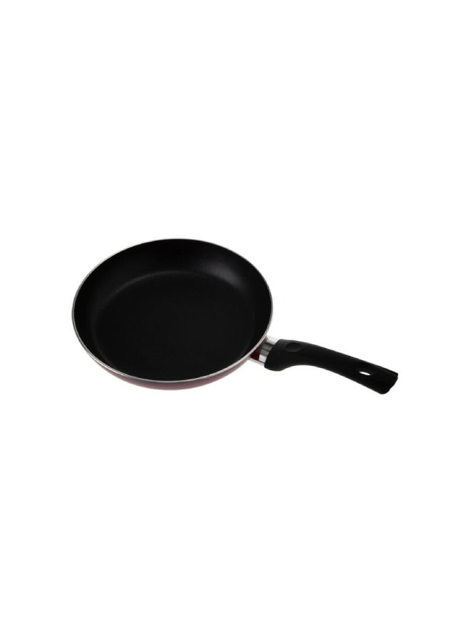 Royalford - 26 Cm Frypan With Glass Lid 3 Layer Non-Stick Coating Pfoa Free Lead Free Size 26*4.5Cm, Multi Color Multi Color 26 cmcm - Image 1