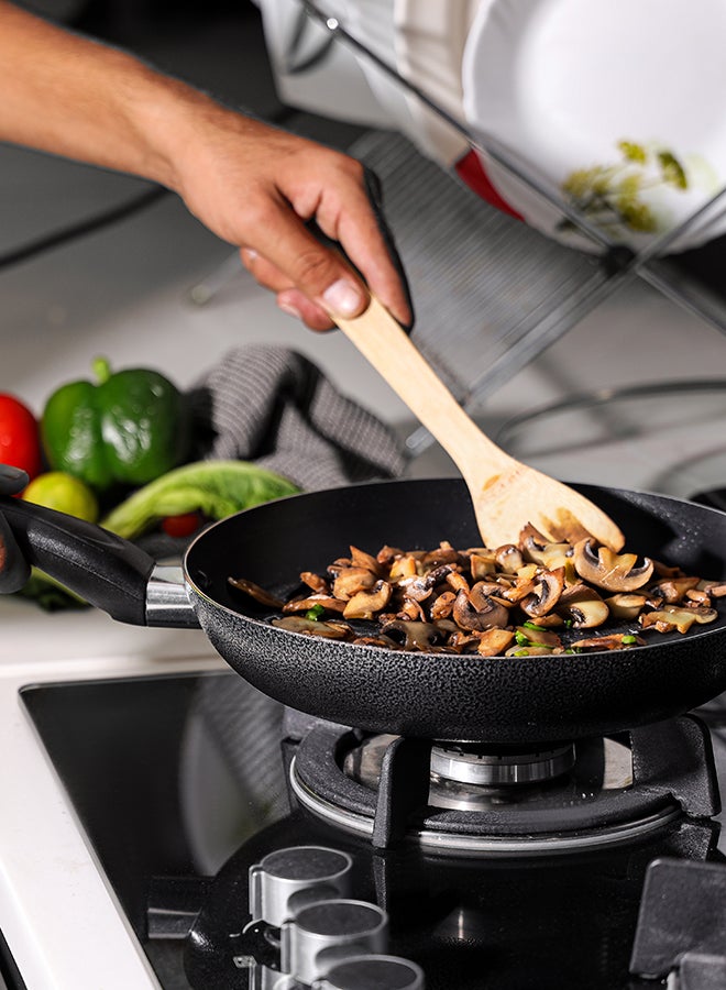 Royalford - 26 Cm Frypan With Glass Lid 3 Layer Non-Stick Coating Pfoa Free Lead Free Size 26*4.5Cm, Multi Color Multi Color 26 cmcm - Image 1