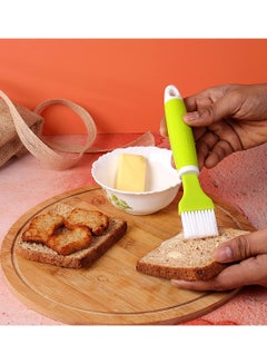 Royalford Nylon Brush With Abs Handle 21X4Cm Multicolor Green/White 21x4.1cm  - Image 3