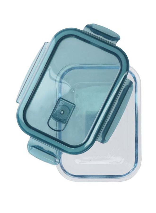 BRS Rectangle Glass Airtight Container Multicolour - Assorted Colour 370ml