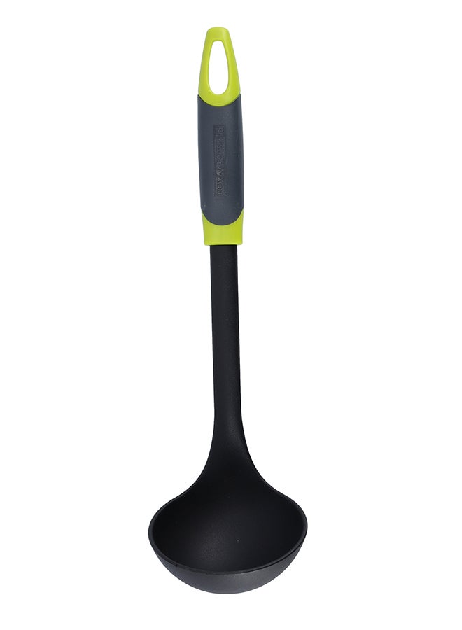 Royalford Nylon Soup Ladle Gripped Abs Handle Ergonomic Design Marks And Stain Resistant Dishwasher Safe 33.5 X 9.2 Cm - Image 1