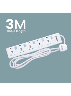 Clikon 5-Way Extension Socket White 3meter  - Image 4