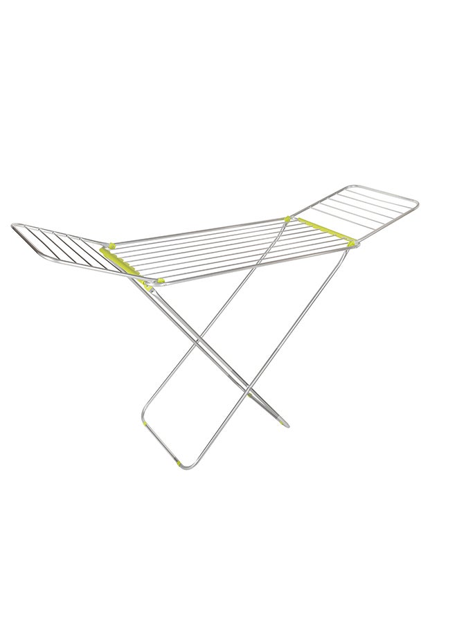 Royalford Aluminium Cloth Dryer Durable Rust Proof Iron Wire And Frame Easy Folding Sturdy Sleek And Heavy Storage Silver  - Image 4