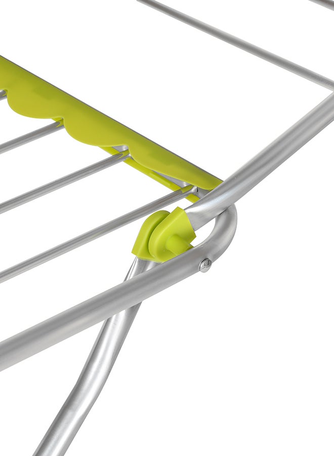 Royalford Aluminium Cloth Dryer Durable Rust Proof Iron Wire And Frame Easy Folding Sturdy Sleek And Heavy Storage Silver  - Image 5