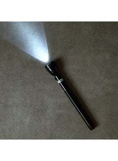 GEEPAS Rechargeable LED Flashlight (Torch Light) with Aircraft Grade Aluminum Body, Hyper Bright Cool Bright Microchip LED, High Power Long Distance Torch, Night Glow Rubber Ring Black 49x49x360mm  - Image 5