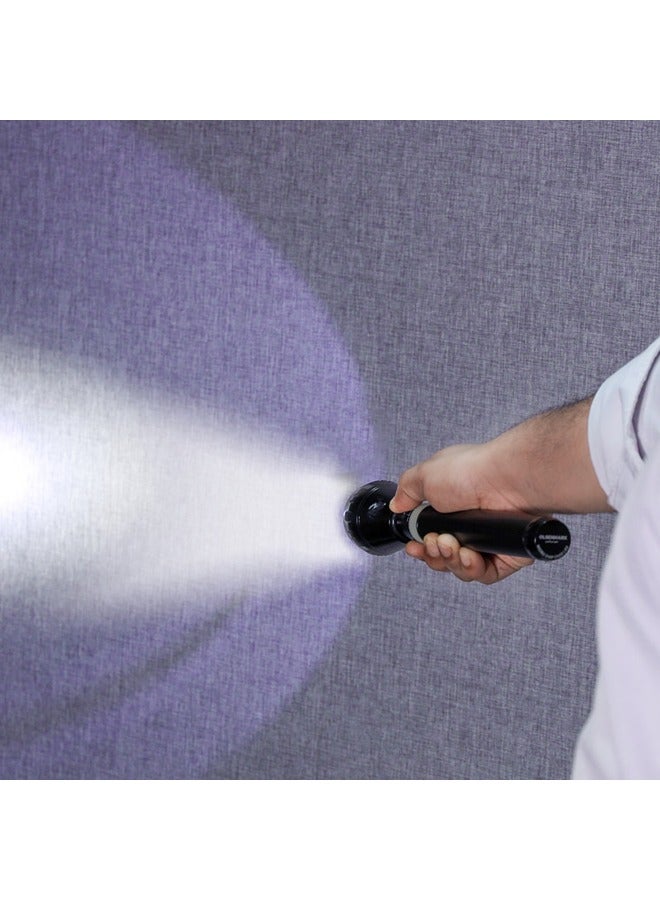 أولسنمارك طقم كشافات كهربائية LED قابلة لإعادة الشحن مكوّن من 3 قطع أسود - Image 2