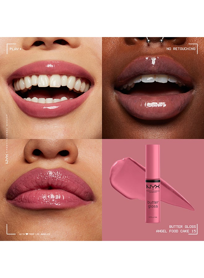 نيكس مكياج المحترفين ملمع شفاه باتر جلوس إنجيل فود كيك - Image 5