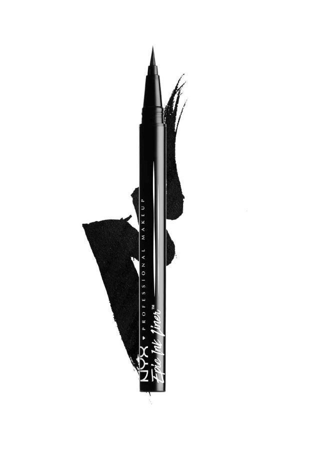 NYX PROFESSIONAL MAKEUP Epic Ink Liner, Waterproof Liquid Eyeliner, Vegan Formula Black - Image 3
