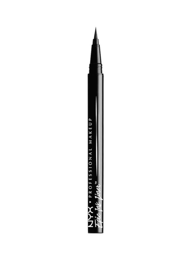 NYX PROFESSIONAL MAKEUP Epic Ink Liner, Waterproof Liquid Eyeliner, Vegan Formula Black - Image 1