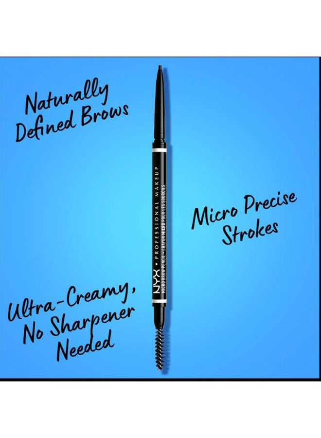 NYX PROFESSIONAL MAKEUP Micro Brow Pencil - 08 Black - Image 2