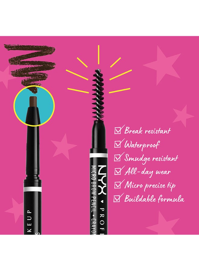 NYX PROFESSIONAL MAKEUP Micro Brow Pencil Ultra-Fine, Dual-Ended, Precise Eyebrow Pencil - Expresso 7 - Image 4