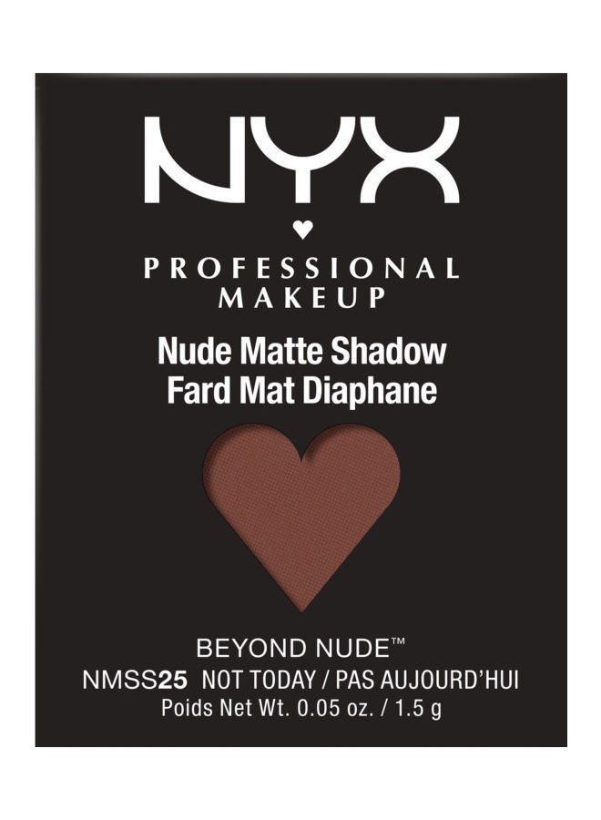 NYX PROFESSIONAL MAKEUP - Nude Matte Pro Shadow Refills Not Today - Image 1