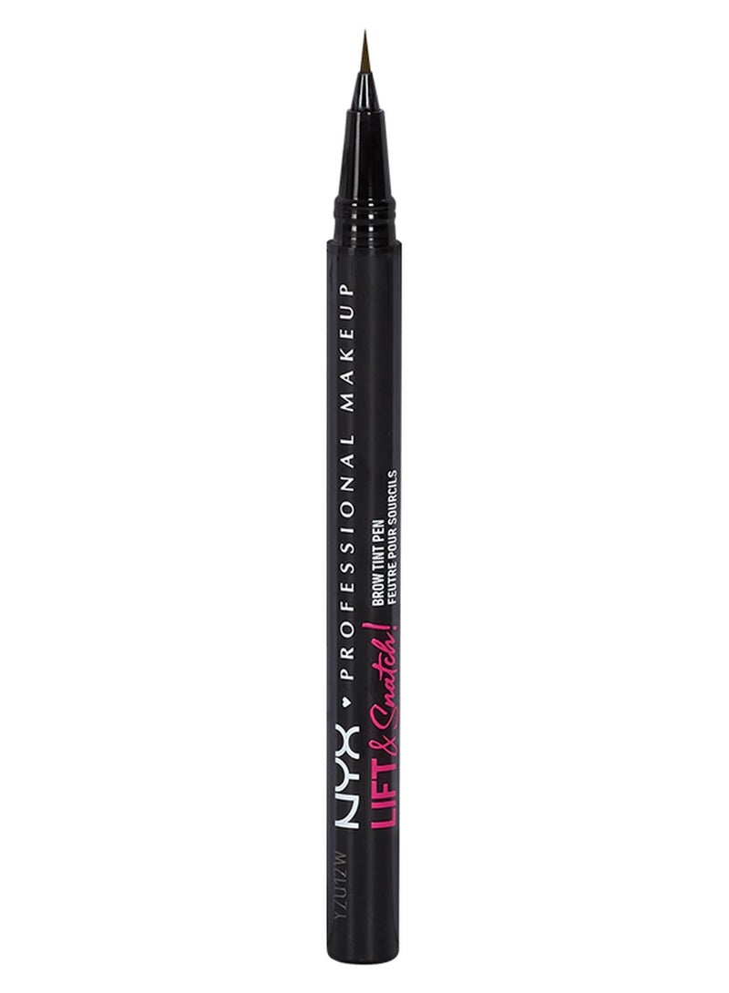NYX PROFESSIONAL MAKEUP Lift & Snatch! Brow Tint Pen, Ash Brown 06, 14 gram Ash Brown - Image 1