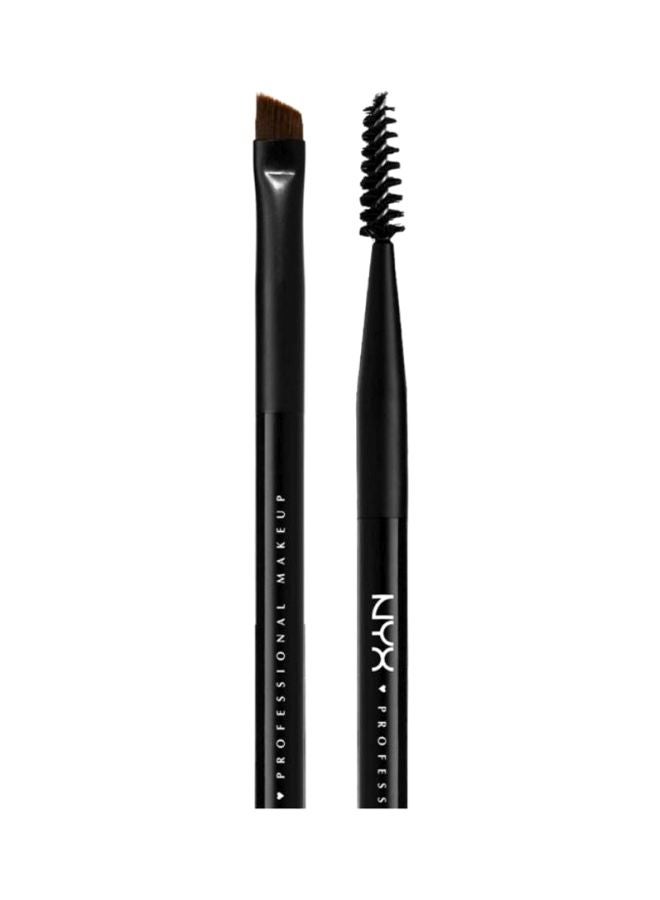 NYX PROFESSIONAL MAKEUP Pro Dual Brow Brush Black - Image 2