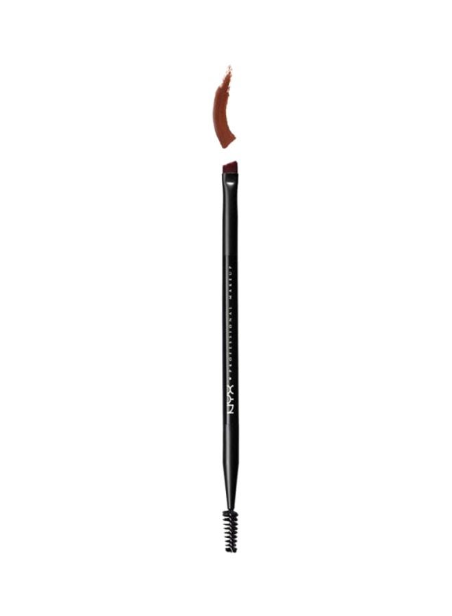 NYX PROFESSIONAL MAKEUP Pro Dual Brow Brush Black - Image 3