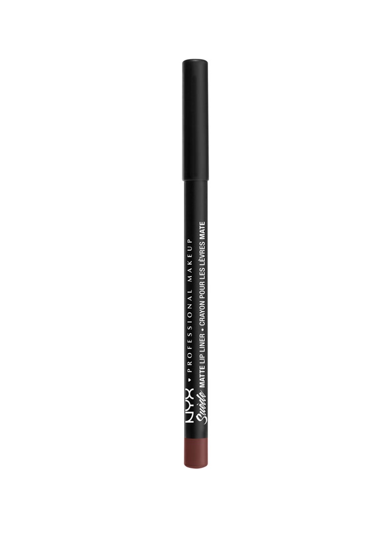 NYX PROFESSIONAL MAKEUP Suede Matte Lip Liner Cold Brew - Image 2