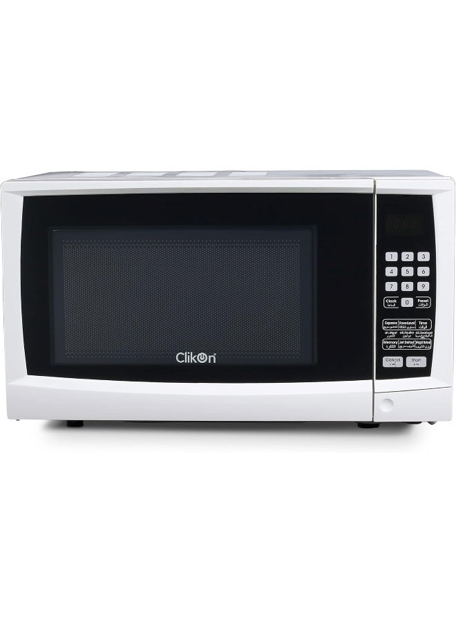 Clikon Digital Microwave 700W 20 L 700 W CK4317 White/Black  - Image 4