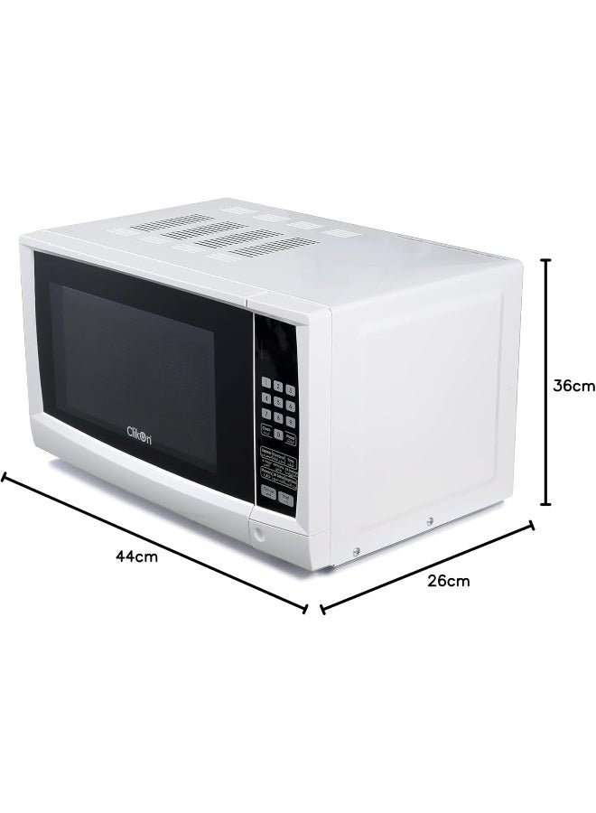 Clikon - Digital Microwave 700W 20 L 700 W CK4317 White/Black - Image 1
