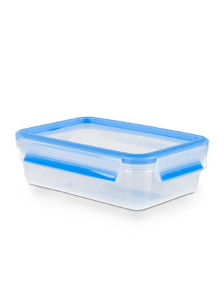 TEFAL  Fresh Box Plastic Container |Masterseal 0.8 L | Rectangular Food Container | Leak-Proof | Microwave-Safe |  BPA-Free | Dishwasher-Safe | Frost-Resistant | Blue | 2 Years Warranty | K3021812 Clear/Blue 0.8Liters - pnsku/N18019586A/45/_/1739712629/c023e1d8-2582-4711-8b1a-e198453c5a6a