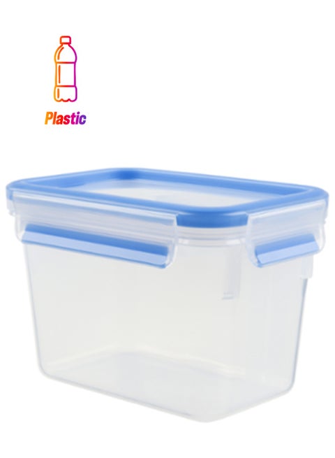 Masterseal Food Container Clear/Blue 1.1Liters