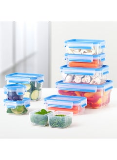 Tefal TEFAL  Fresh Box Plastic Container |Masterseal 1.2 L | Rectangular Food Container | Leak-Proof | Microwave-Safe | BPA-Free | Dishwasher-Safe | Frost-Resistant | Blue | 2 Years Warranty | K3021412 Clear/Blue 1.2Liters  - Image 4