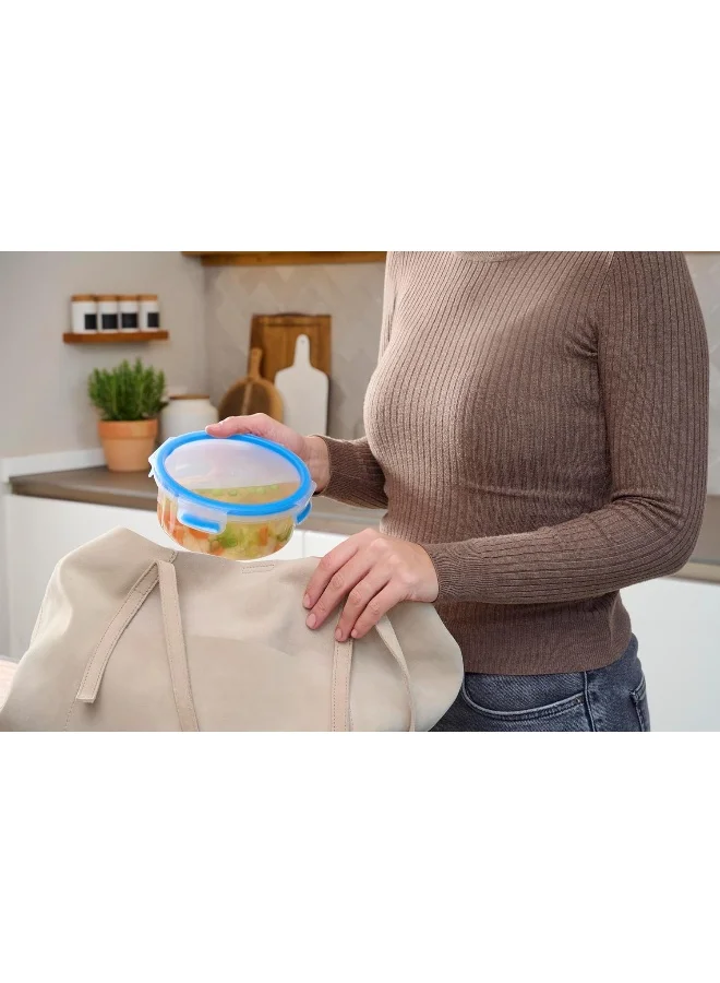 Tefal Masterseal Food Container Clear/Blue 0.85Liters