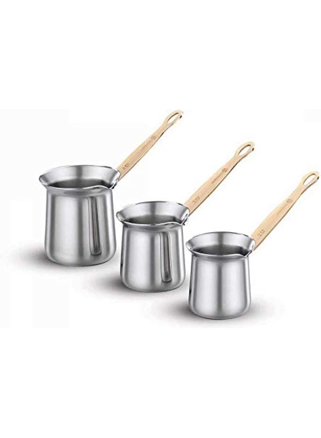 كوركماز طقم إبريق القهوة روزانا فضي / بيج - Image 2