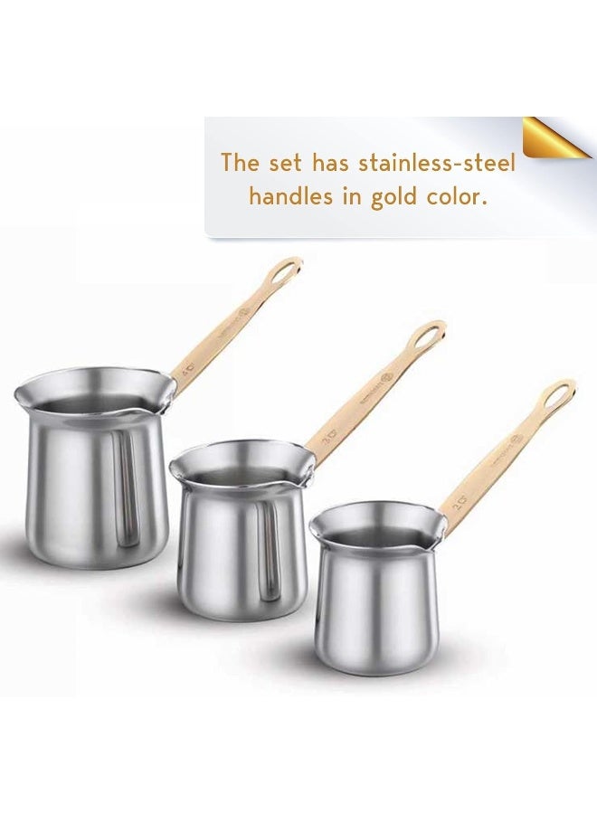 كوركماز طقم إبريق القهوة روزانا فضي / بيج - Image 5