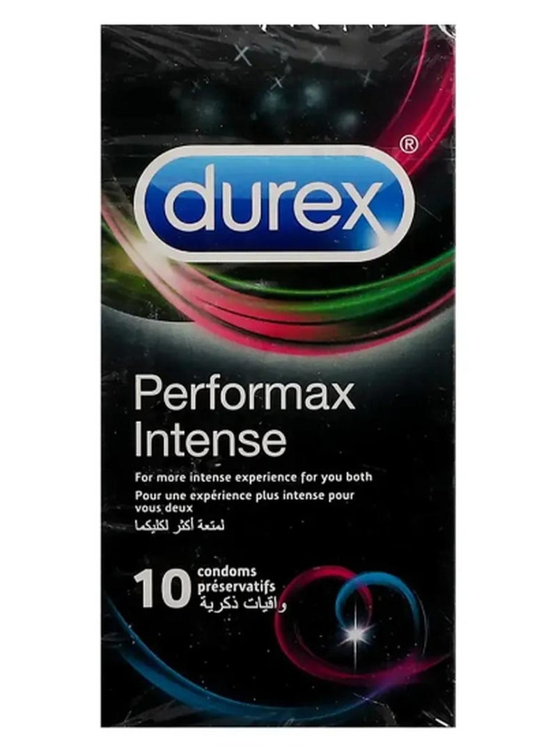 Durex | Performax Intense Condom | 10 Pcs - Image 1