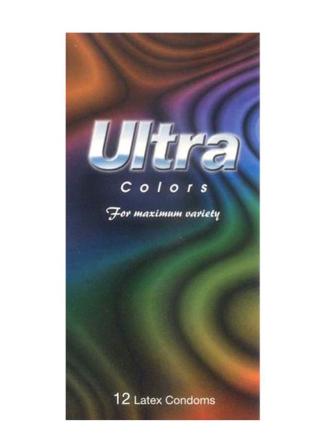 Ultra - Thin Latex Condoms 12 Count - Image 1