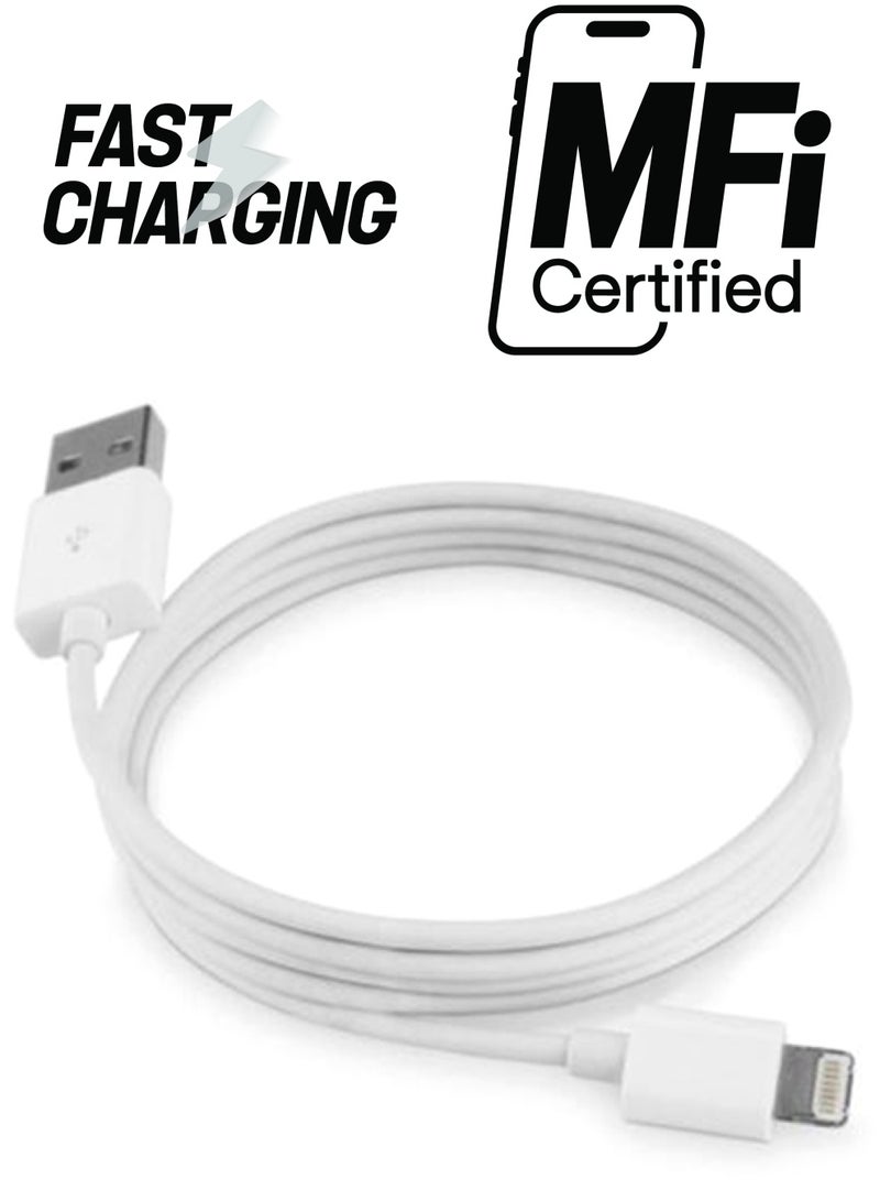 2-Piece Lightning Data Sync Charging Cable Set White - pnsku/N18086288A/45/_/1738266501/6b6f6425-fdcb-4da1-9e3e-4ea351ac3a49