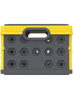 Cosmoplast Platic Foldable Basket 32 Liter Yellow  - Image 2