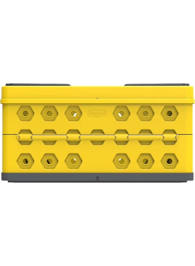 Platic Foldable Basket 32 Liter Yellow