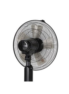 GEEPAS 16" Stand Fan with Remote Control |  1250 RPM, Modern Design, Pedestal Fans with Adjustable Oscillation, Efficient 60 W Motor for Better Cooling, Timer, 3 Modes, Natural, Normal and Sleeping| Perfect for Home, Office, Study Room Etc.| 2 Years Warranty 60 W GF21112Y Black  - Image 5