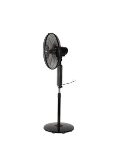 GEEPAS 16" Stand Fan with Remote Control |  1250 RPM, Modern Design, Pedestal Fans with Adjustable Oscillation, Efficient 60 W Motor for Better Cooling, Timer, 3 Modes, Natural, Normal and Sleeping| Perfect for Home, Office, Study Room Etc.| 2 Years Warranty 60 W GF21112Y Black  - Image 3