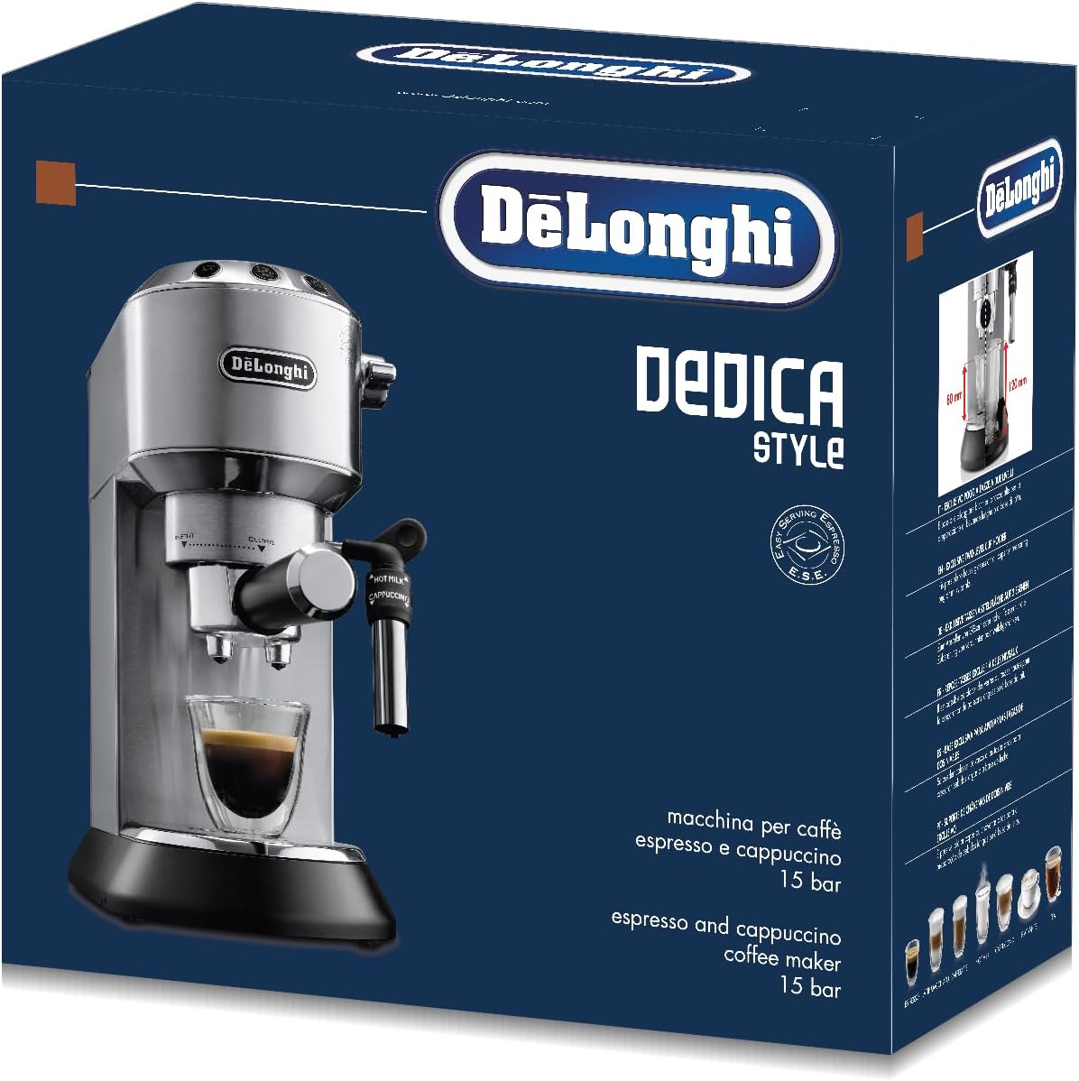 ماكينة صنع قهوة الإسبرسو ديديكا 1.1 L 1450 W EC685...