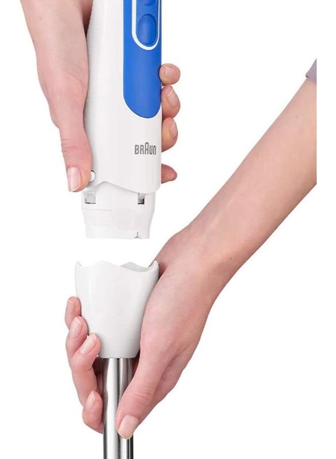 براون خلاط يدوي مالتي كويك 3 700 W MQ3035 أبيض/فضي/أزرق - Image 4