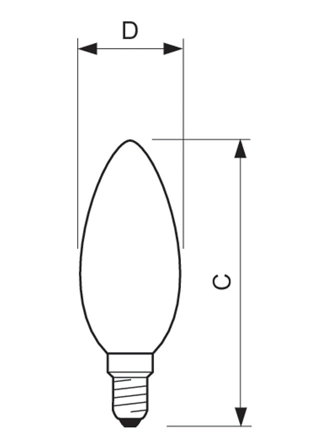 Philips Dubai Lamp Led Candle Warm White Warm White  - Image 2