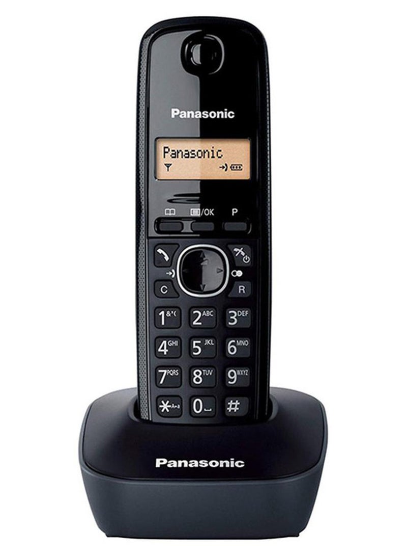 Panasonic Kx-Tg1611 Digital Cordless Telephone Black - Image 1