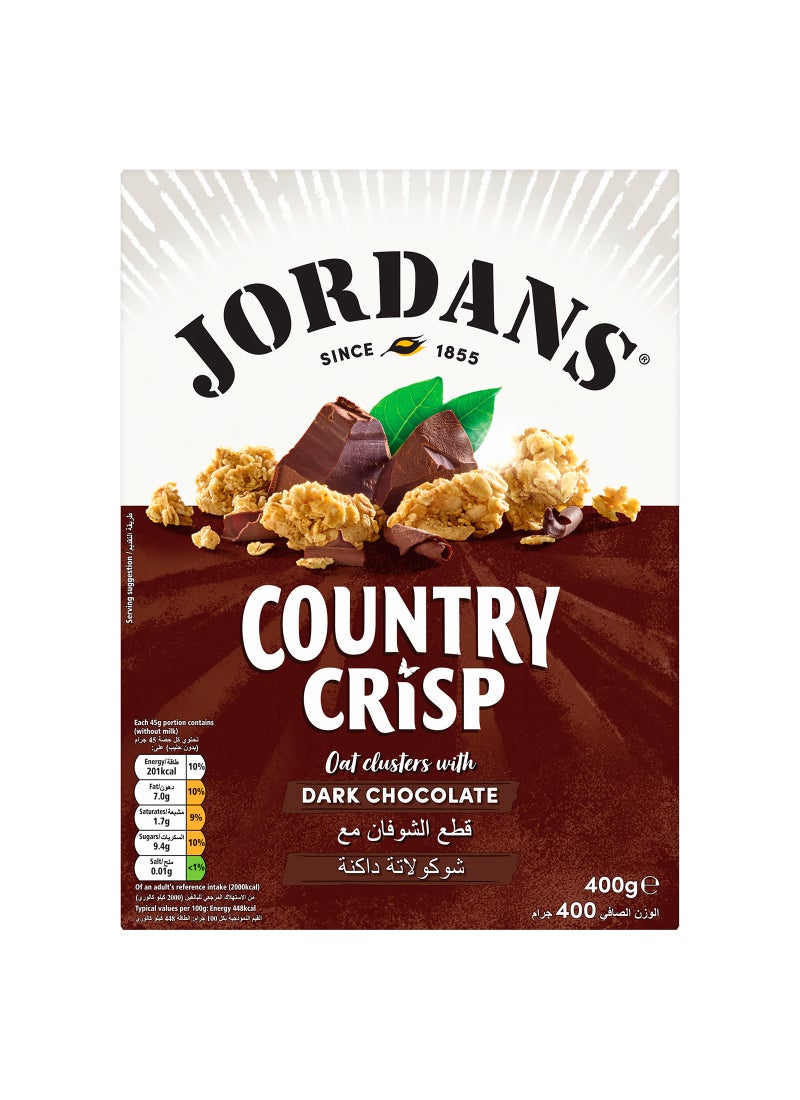 Jordans Country Crisp Dark Chocolate 400grams - Image 1
