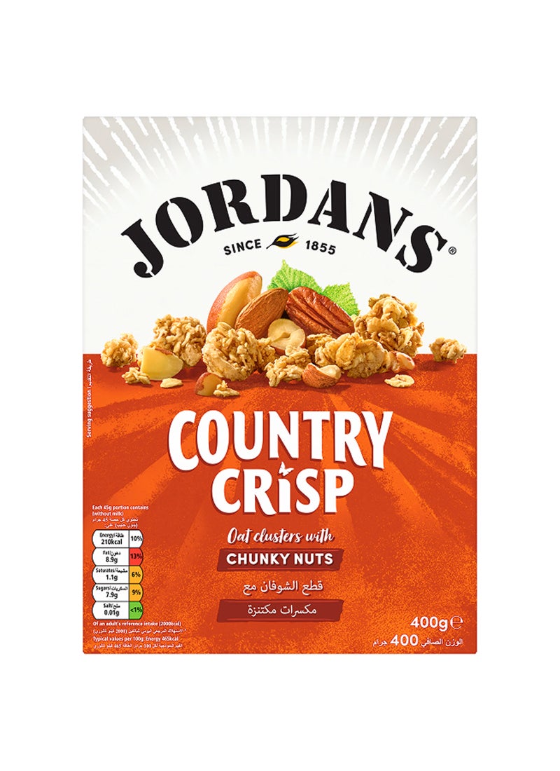 Jordans Country Crisp Chunkey Nuts Cereal Cluster 400grams - Image 1
